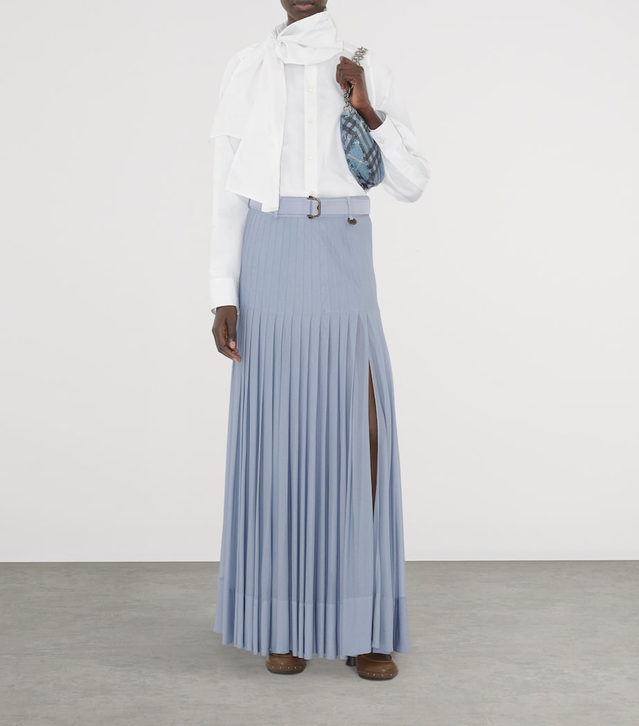 Blue Chainmail Shoulder Bag