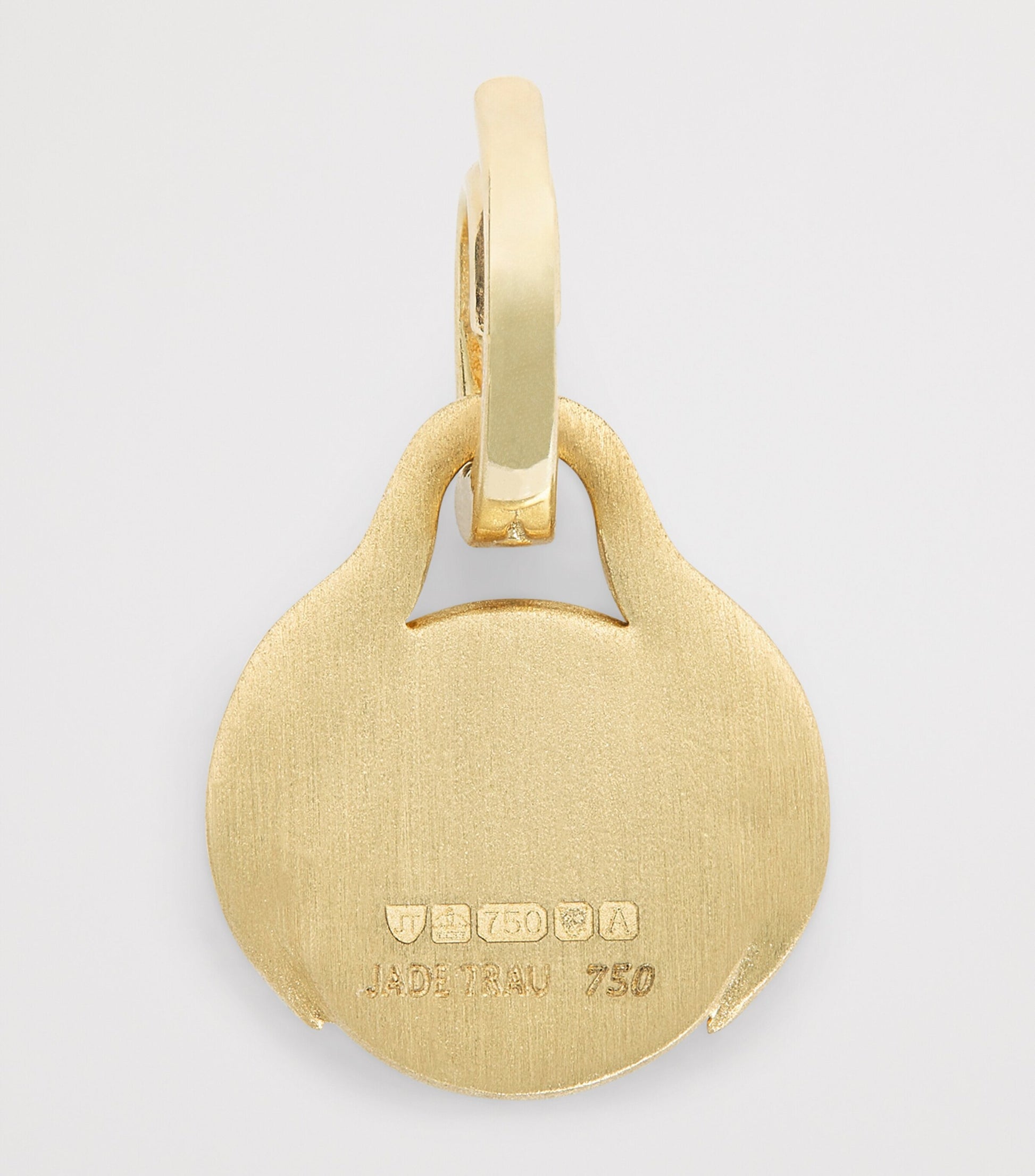 Mini Yellow Gold and Diamond Diana Charm