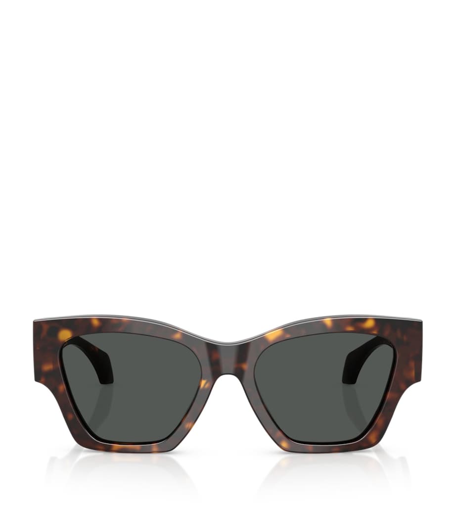 Versace Brown Square Sunglasses
