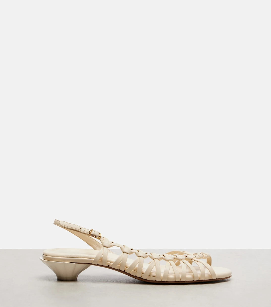 Chloé - Estra braided leather slingback sandals