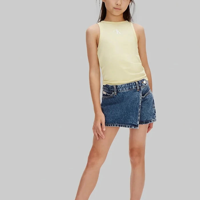 Calvin Klein Jeans çocuk denim etek-şort