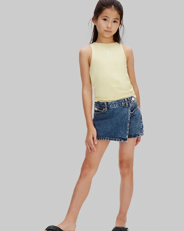 Calvin Klein Jeans çocuk denim etek-şort