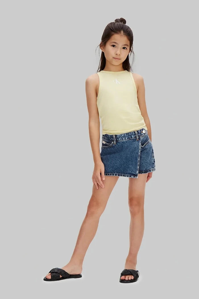 Calvin Klein Jeans çocuk denim etek-şort
