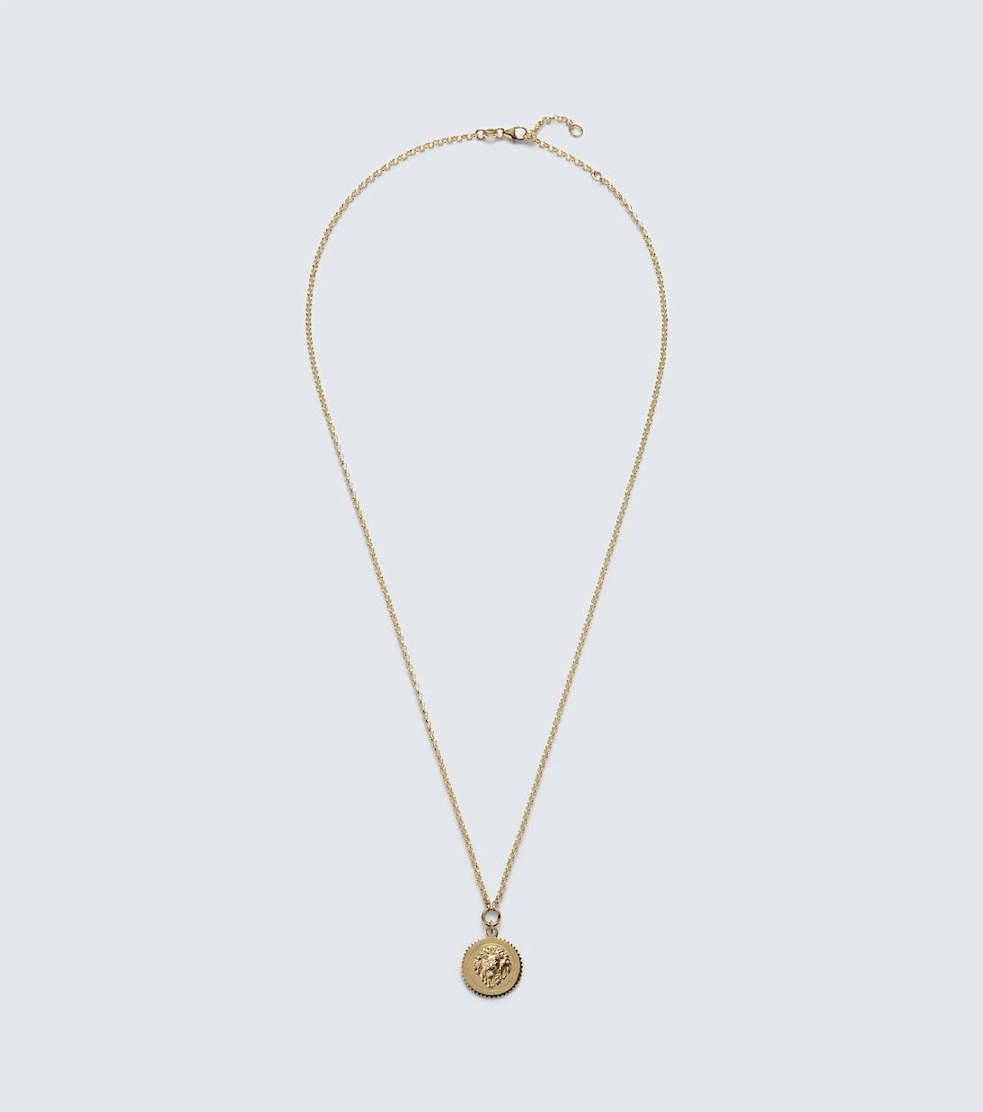 FoundRae - Strength Small 18kt gold pendant necklace with diamond