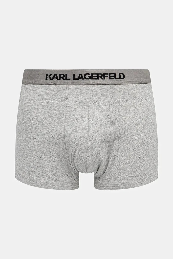 Karl Lagerfeld pamuklu elastan erkek boxer 3'lü
