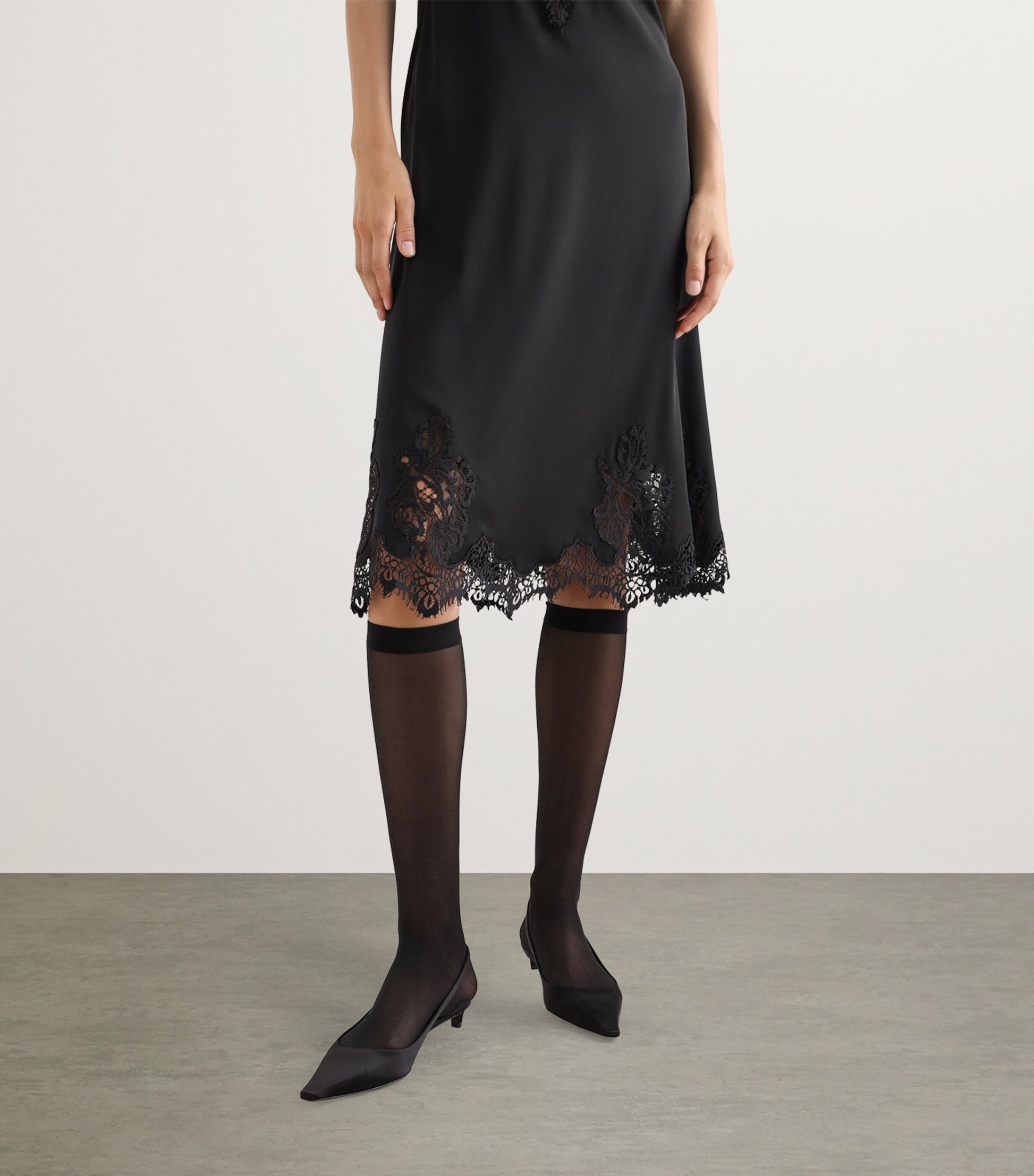 Dolce & Gabbana Multi Silk-Blend Lace Midi Dress