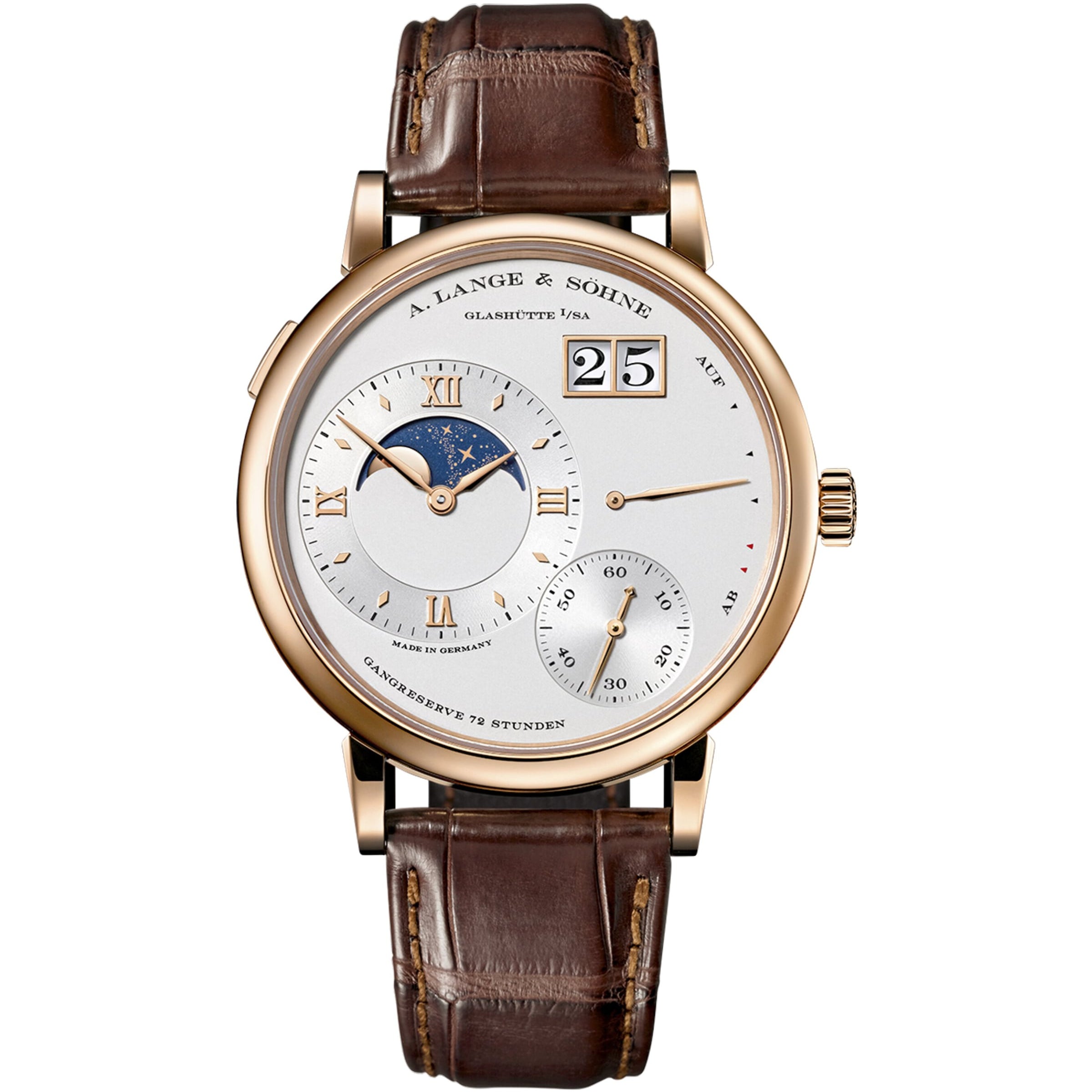 Rose Gold Lange 1 Moon Phase Watch 41mm