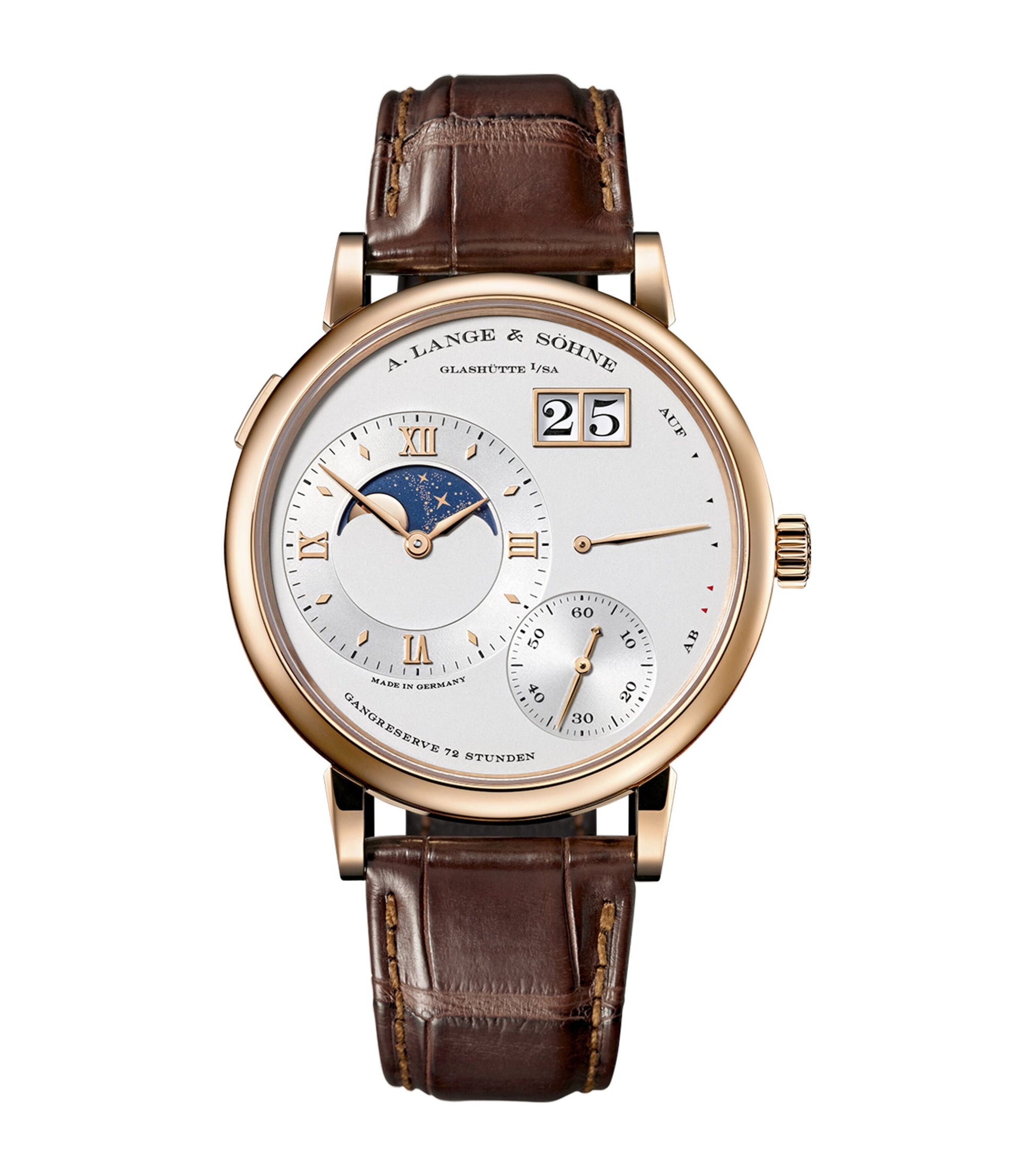 Rose Gold Lange 1 Moon Phase Watch 41mm