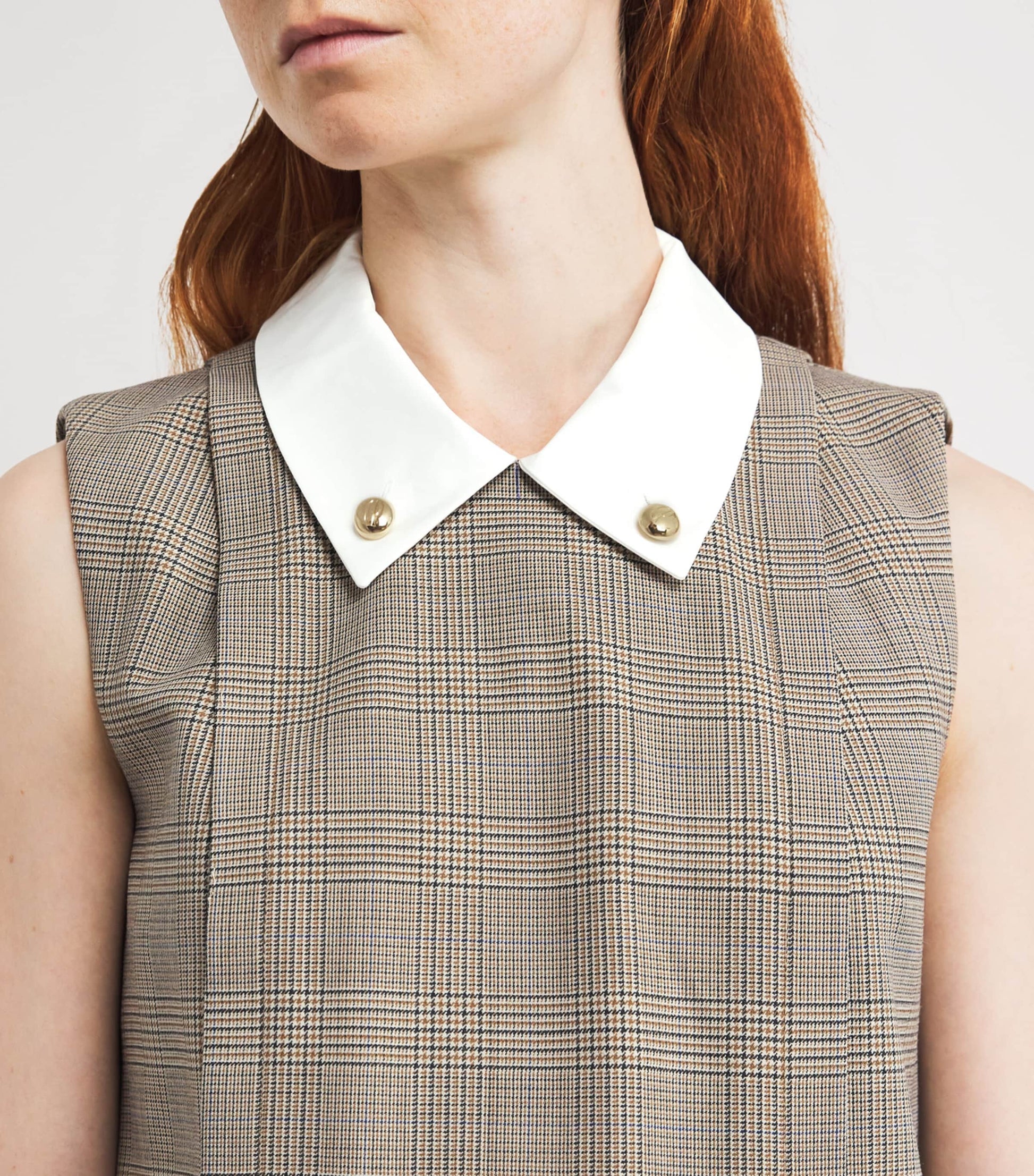 Claudie Pierlot Multi Check Mini Dress