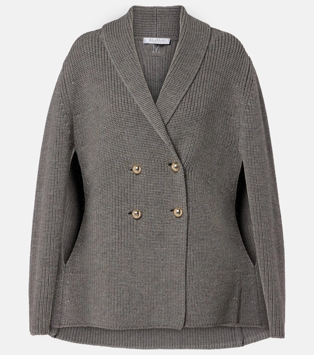 Max Mara - Agenzia double-breasted virgin wool cape