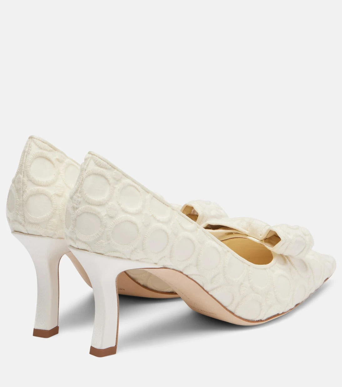 Manolo Blahnik - Epirotes 70 embroidered satin pumps