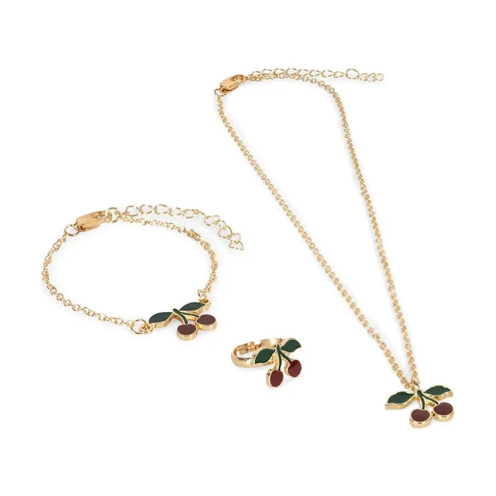Комплект бижута Konges Sløjd CHERRY JEWELRY SET