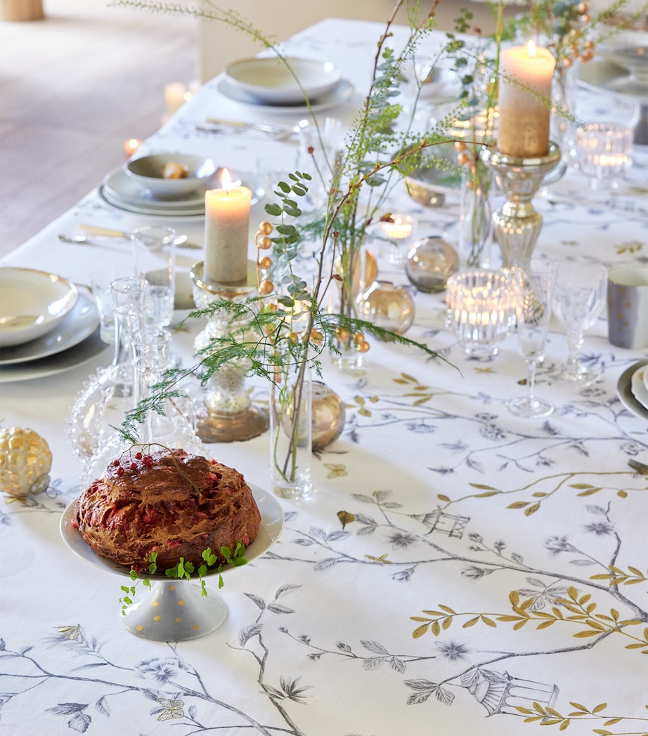 Linen Botanical Tablecloth (170cm x 250cm)
