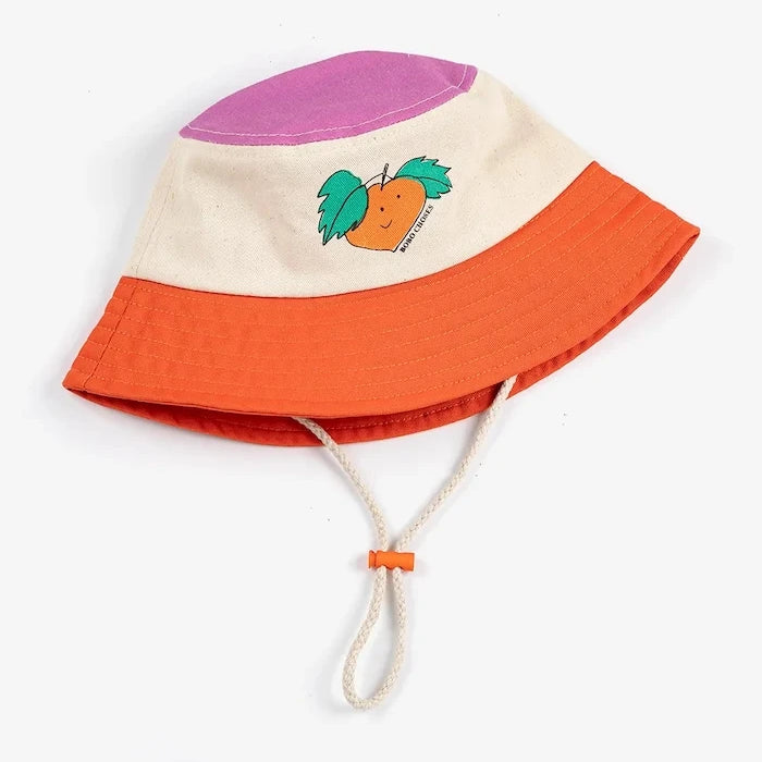 Детска памучна капела Bobo Choses Tangerine