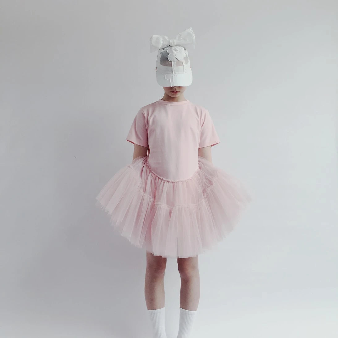 Caroline Bosmans - Jersey and tulle dress