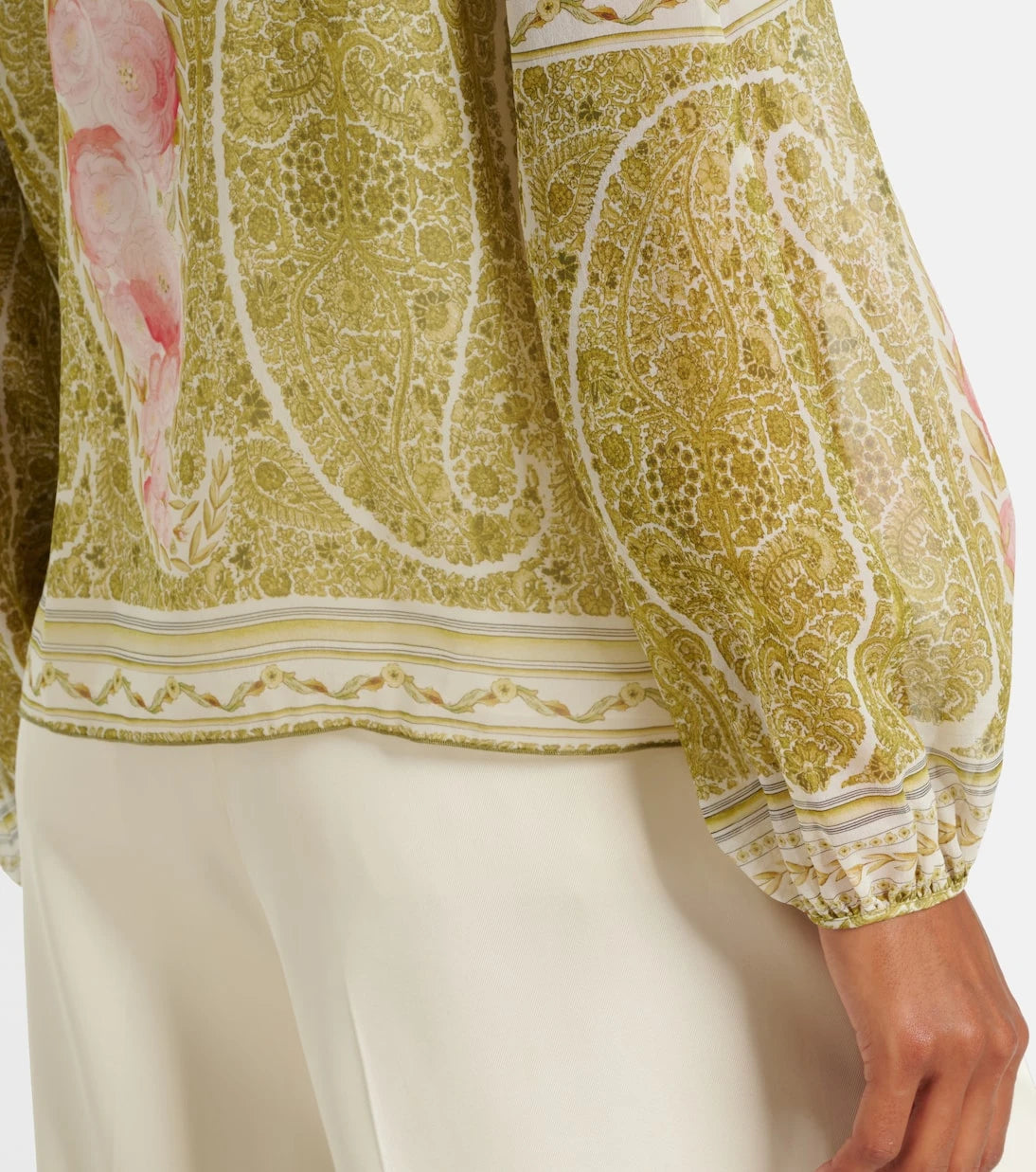 Giambattista Valli - Printed silk georgette blouse