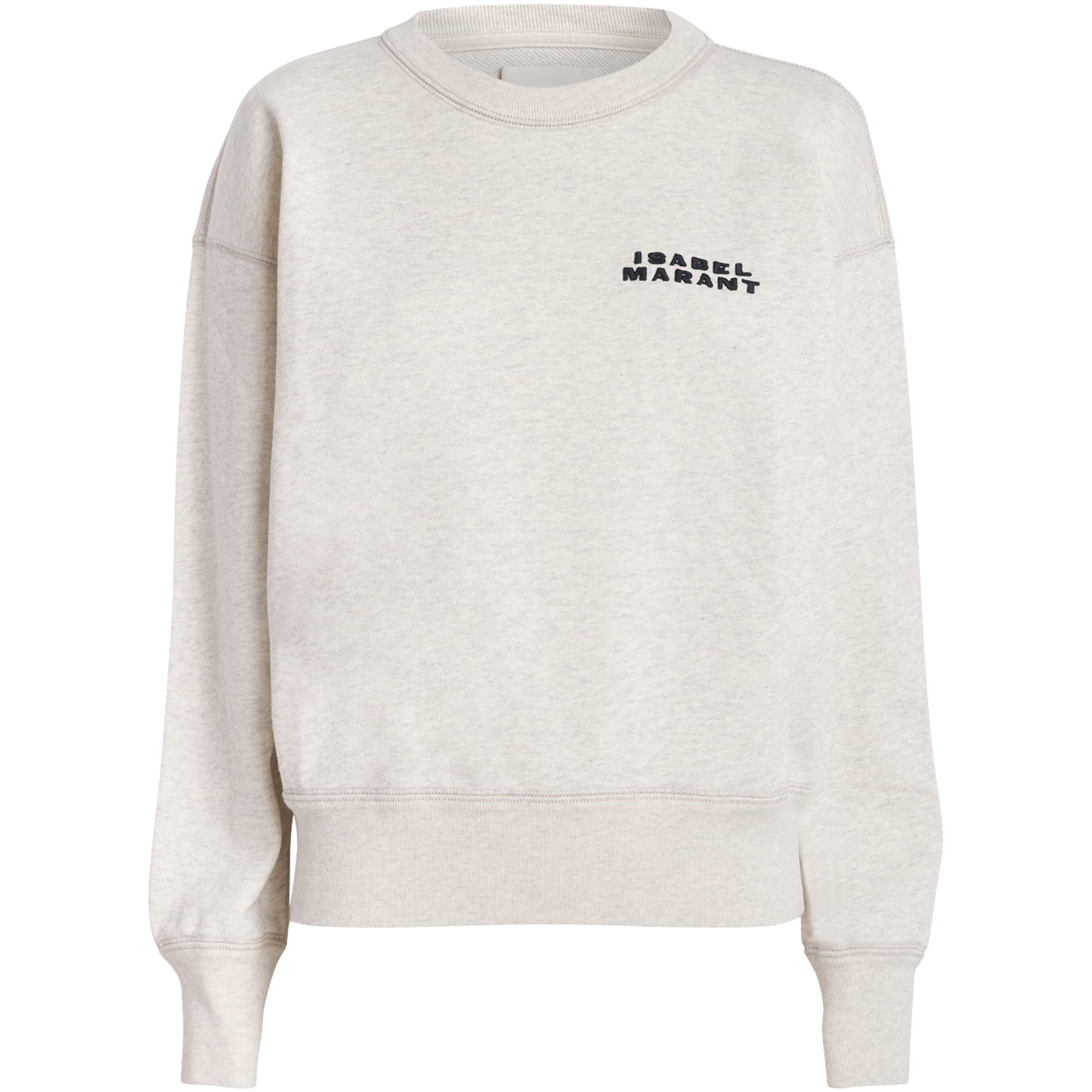 Ivory Cotton-Blend Shad Logo Sweatshirt