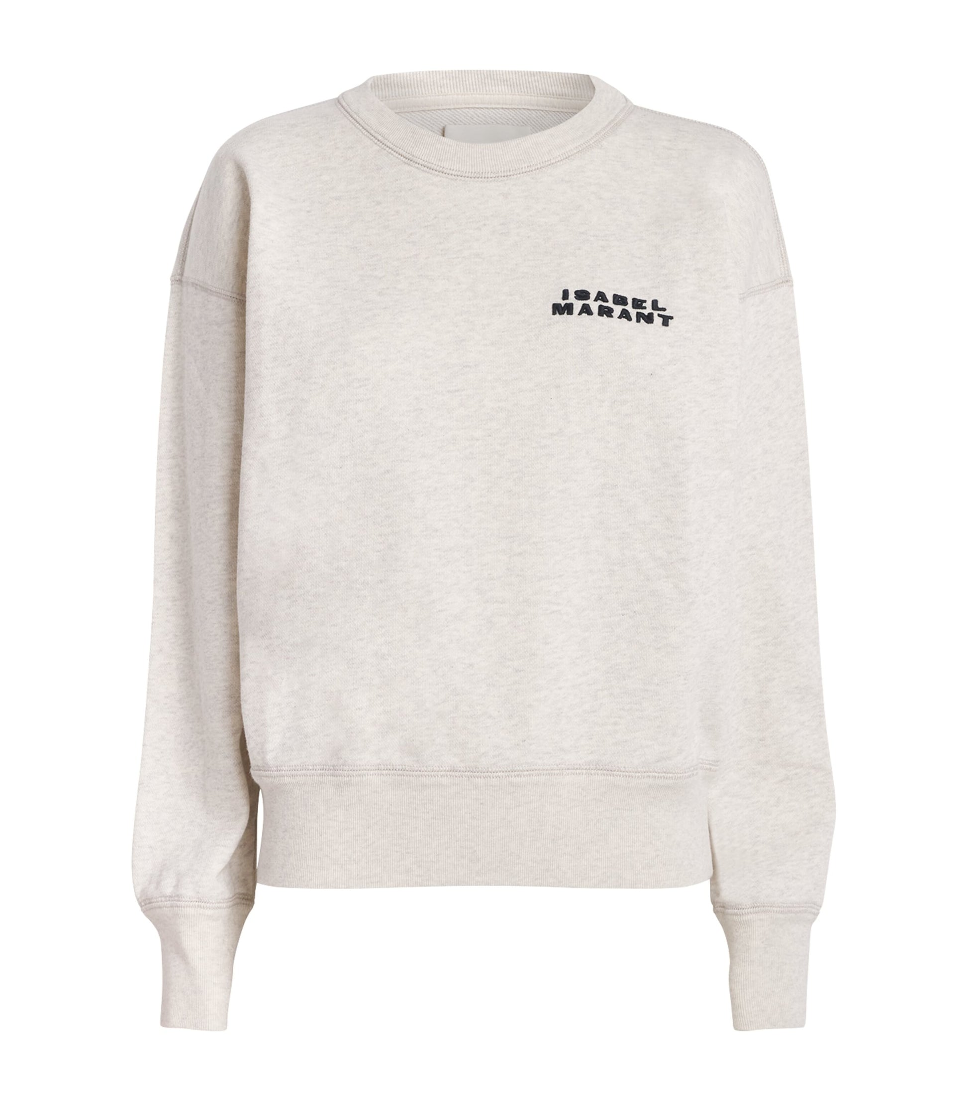 Ivory Cotton-Blend Shad Logo Sweatshirt