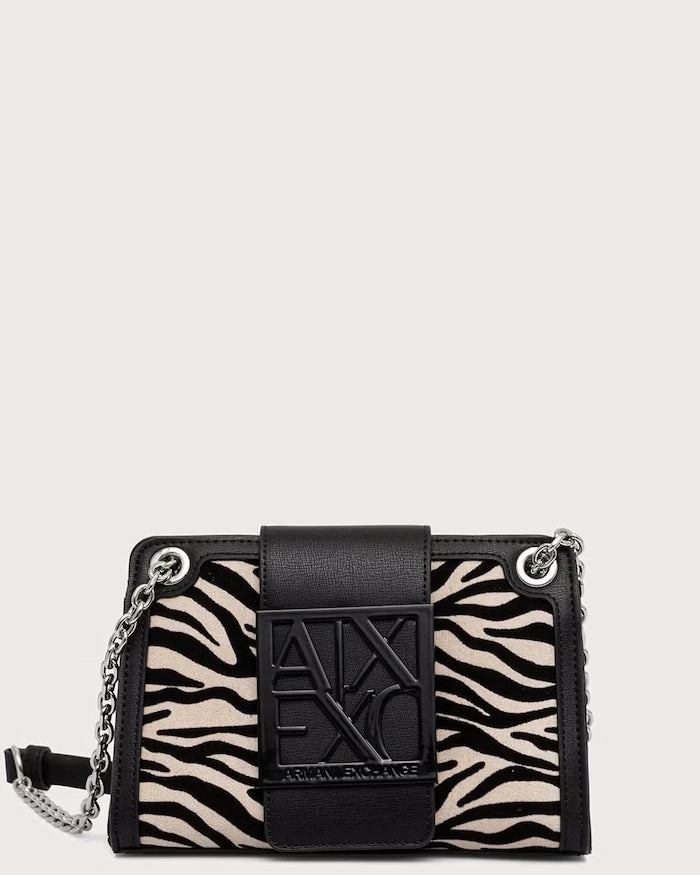 Armani Exchange suni süet kadın crossbody çanta