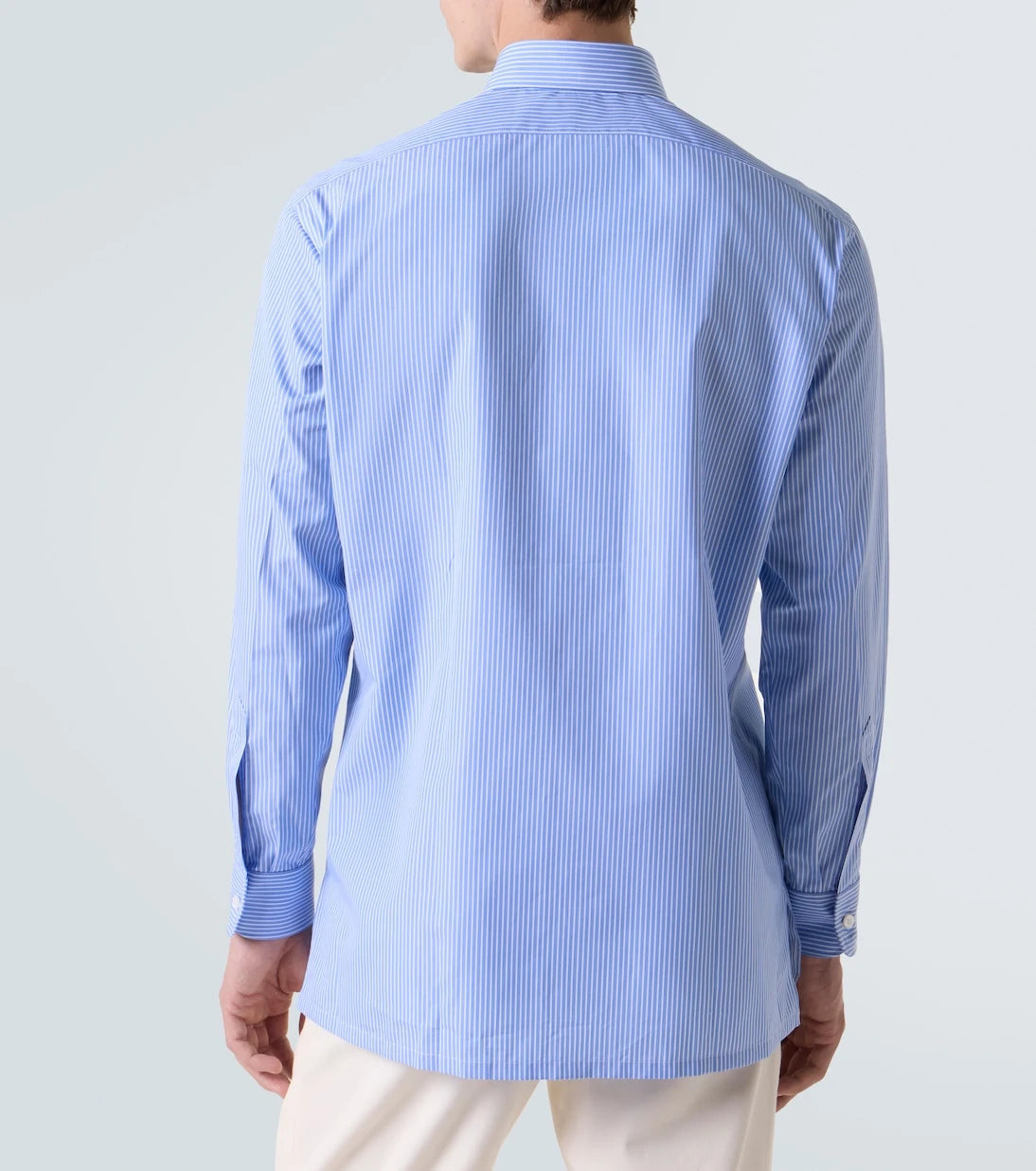 Charvet - Striped cotton poplin shirt
