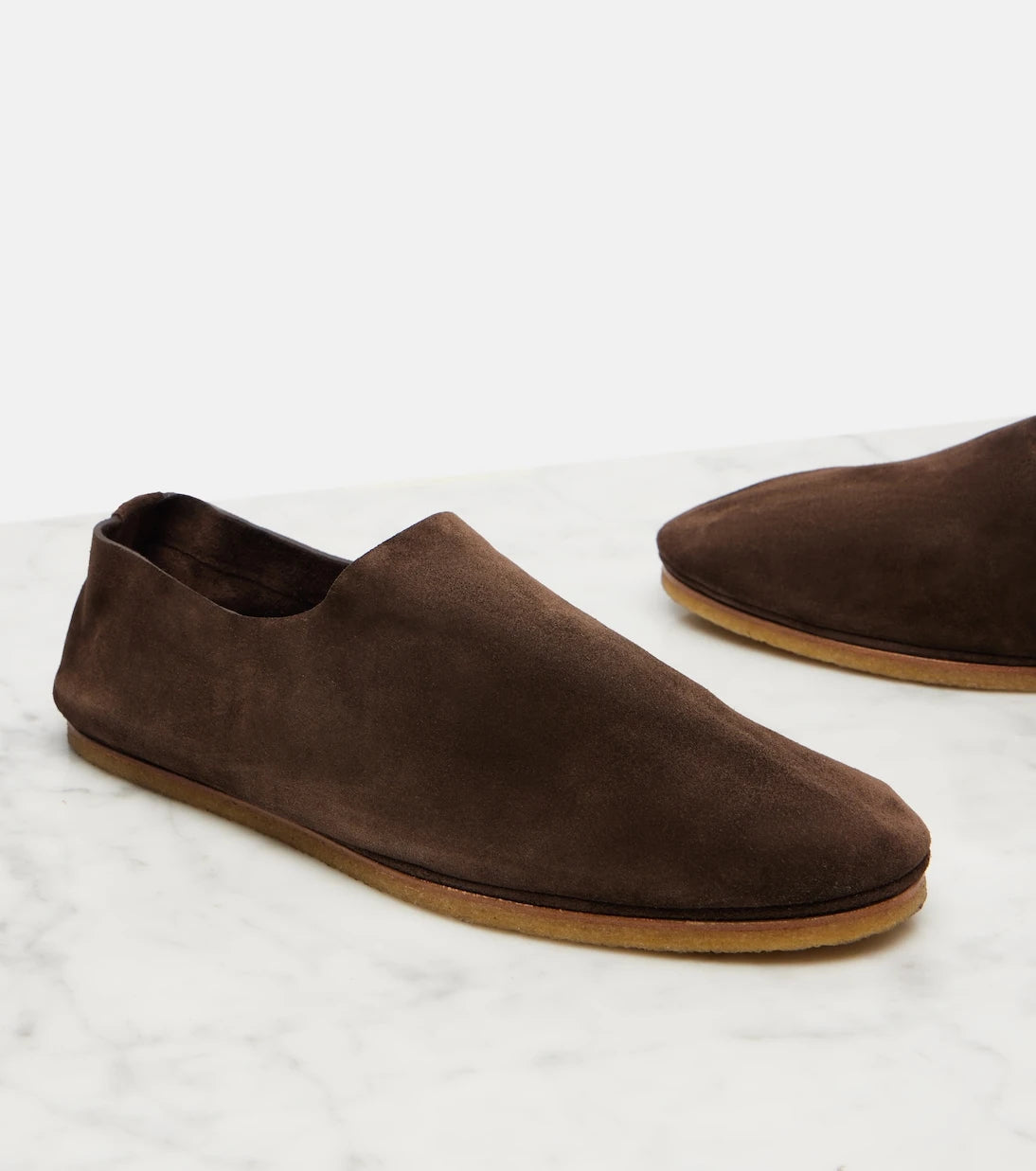 The Row - Perrick suede ballet flats