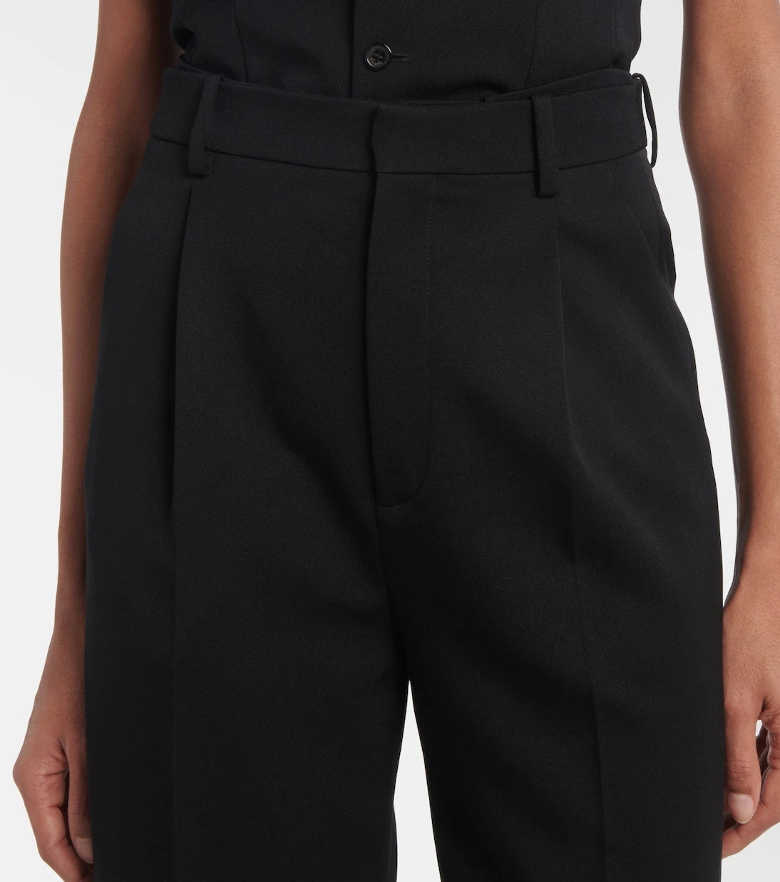 Saint Laurent - Wool tuxedo pants