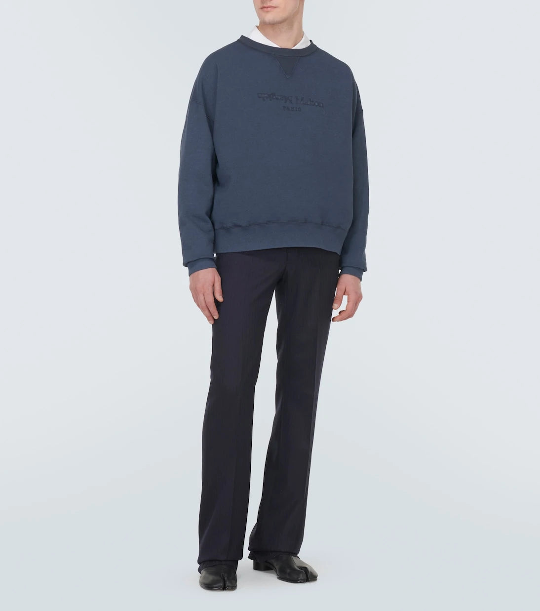 Maison Margiela - Logo cotton jersey sweatshirt