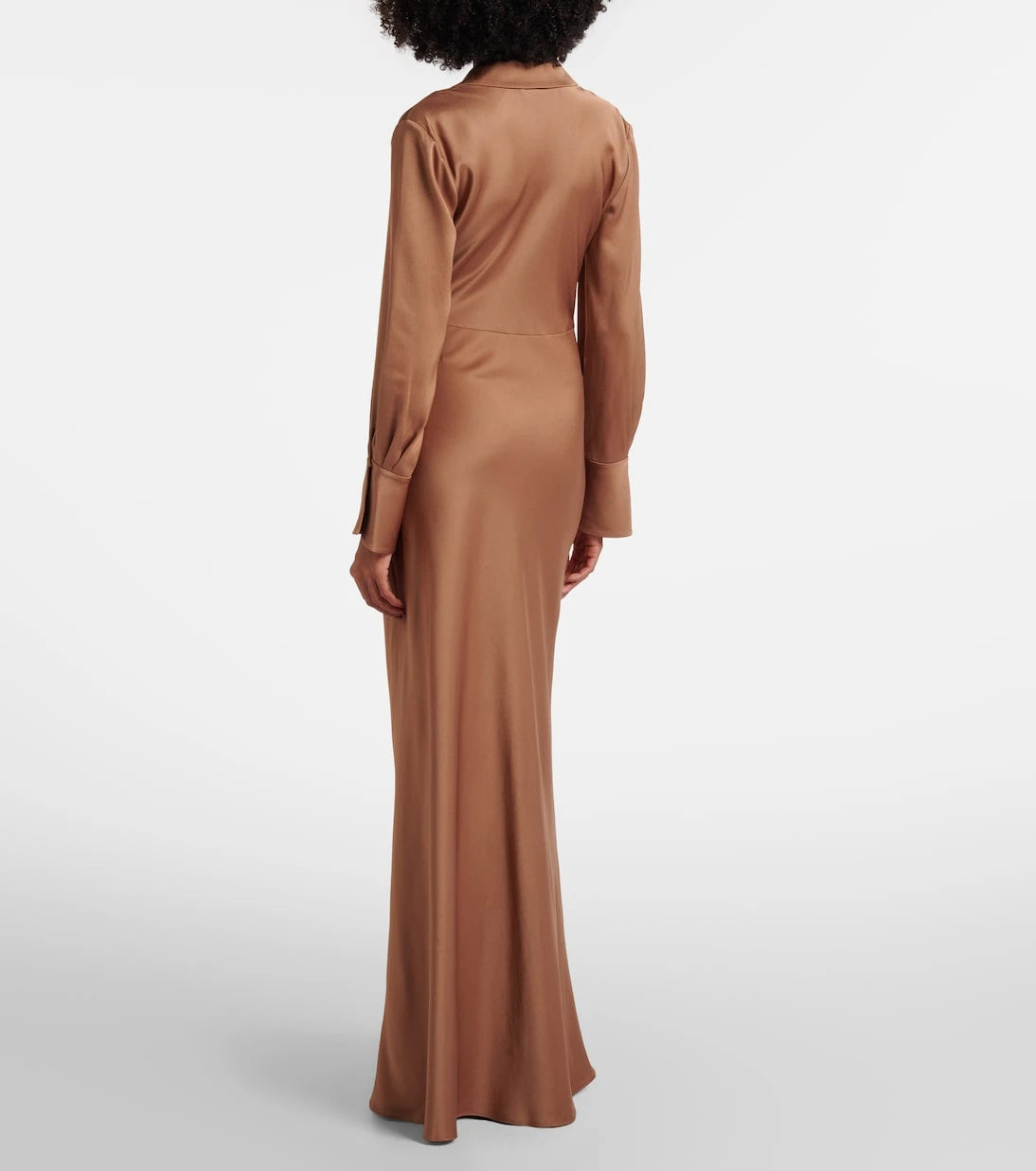 Simkhai - Adelle draped satin gown