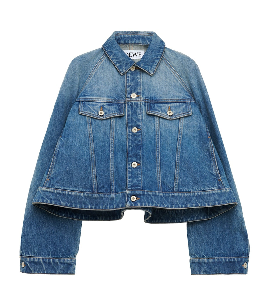 LOEWE Blue Trapeze Denim Jacket