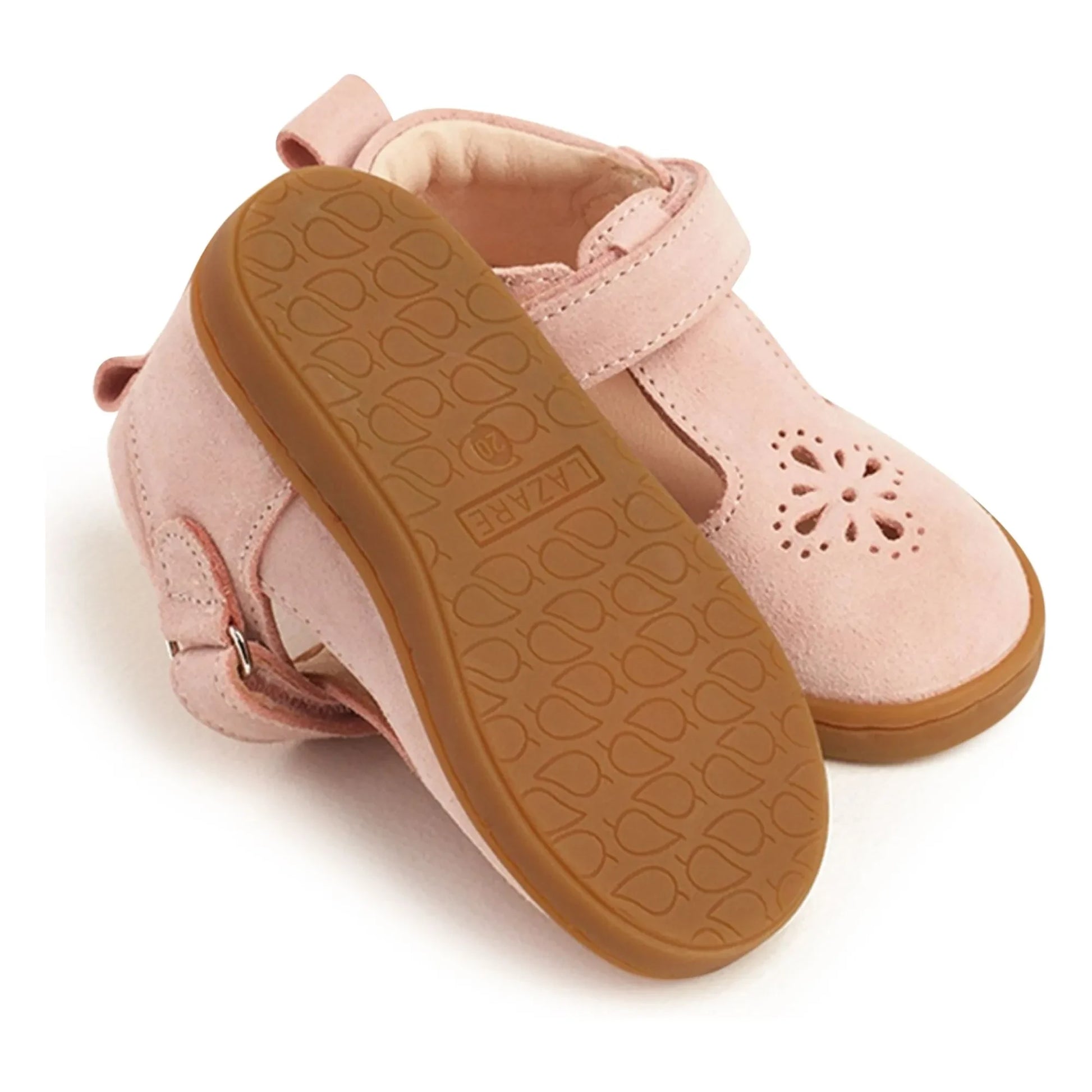 Lazare - Babies Pia Etoile Suede | Powder pink