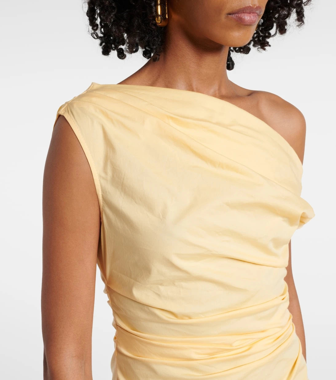 Staud - Phare one-shoulder cotton maxi dress