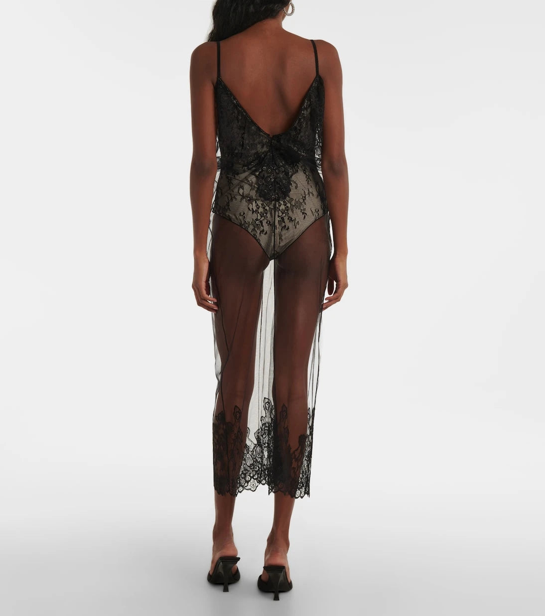 The Attico - Sheer lace bodysuit