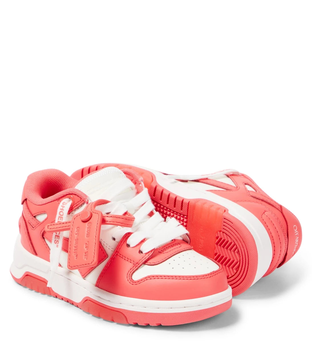 Off-White Kids - Out Of Office leather sneakers
