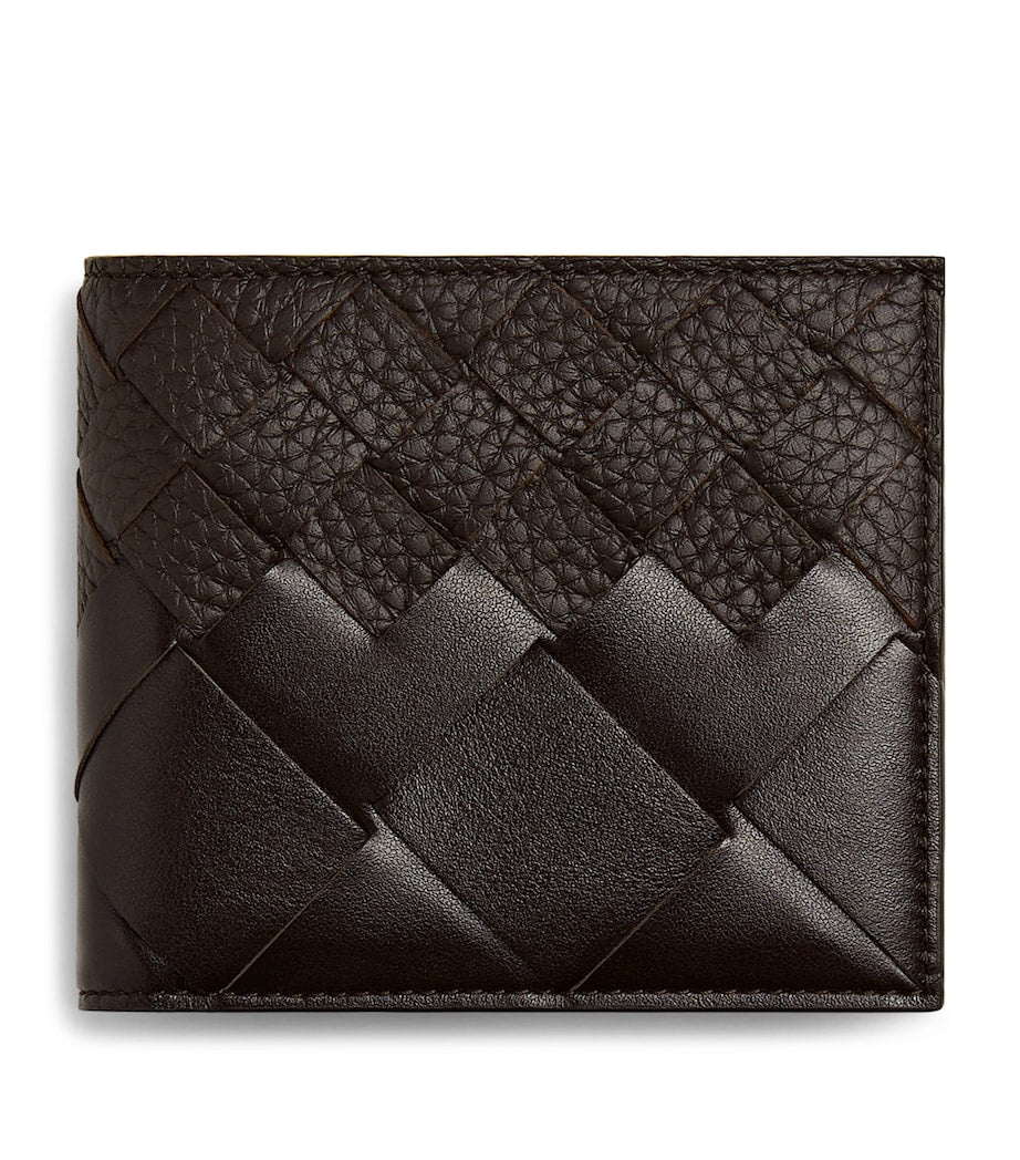 Bottega Veneta Leather Intrecciato Bifold Wallet