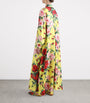 Dolce & Gabbana Multi Silk Floral Maxi Tunic Dress