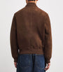 Polo Ralph Lauren Brown Suede Bomber Jacket