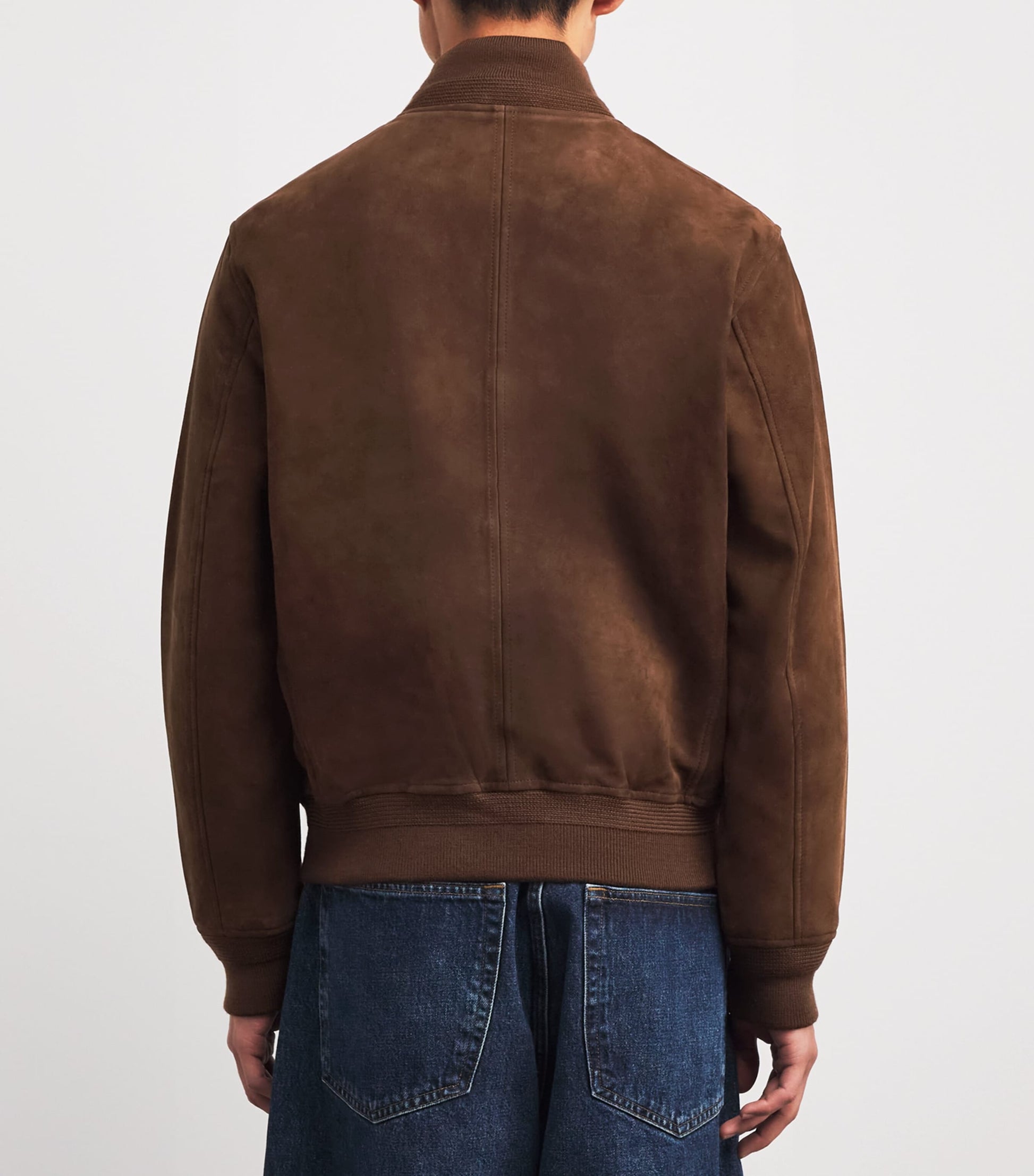 Polo Ralph Lauren Brown Suede Bomber Jacket