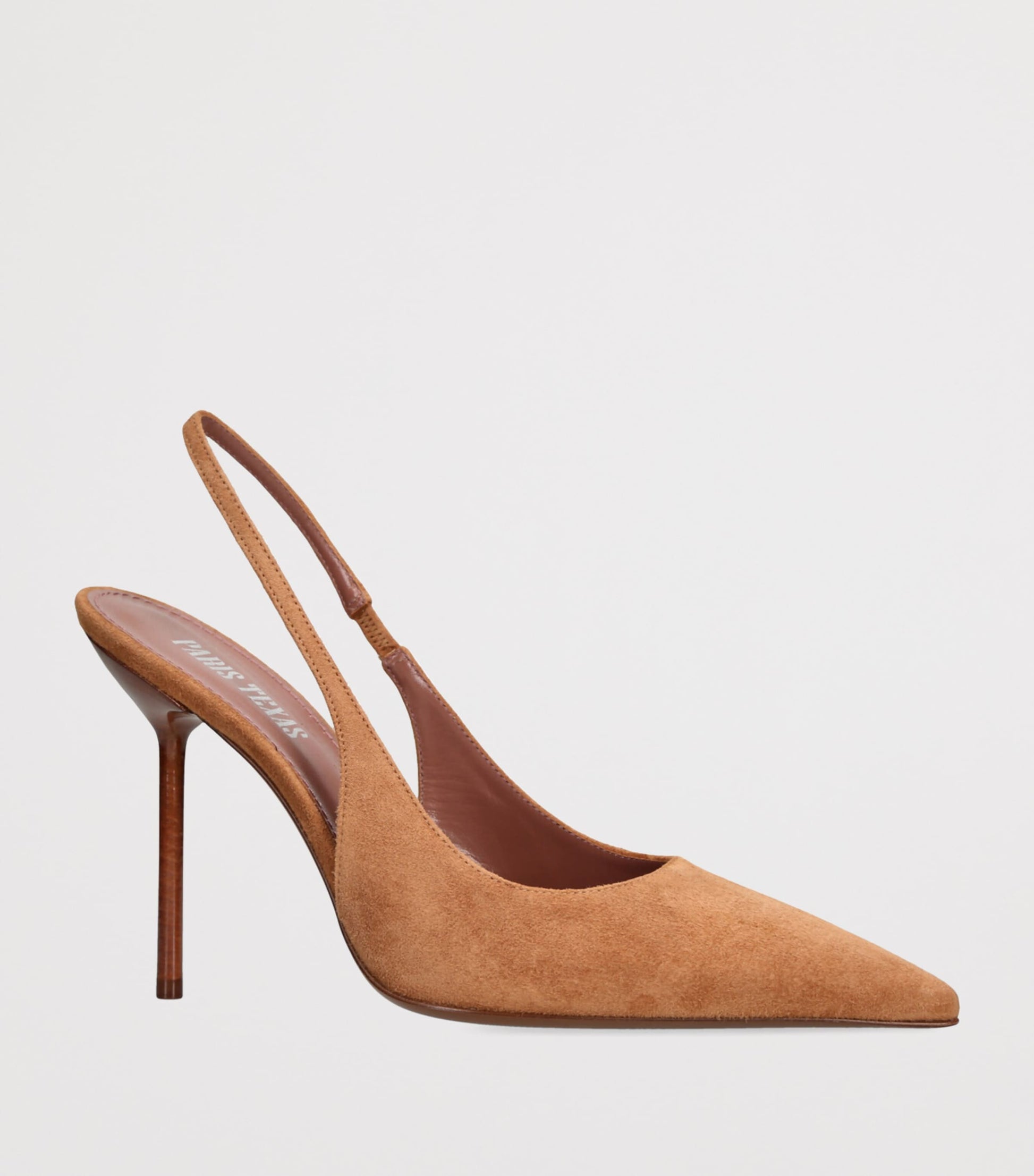 Beige Suede Lidia Slingback Pumps 105