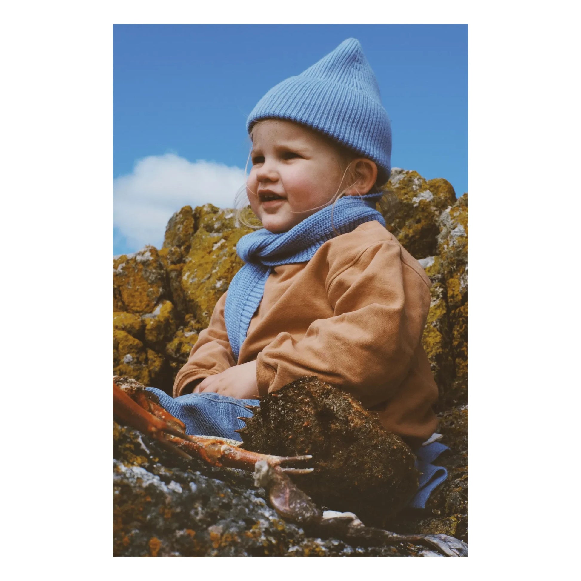 Hvid - Fonzie cap Merino wool | Light Blue