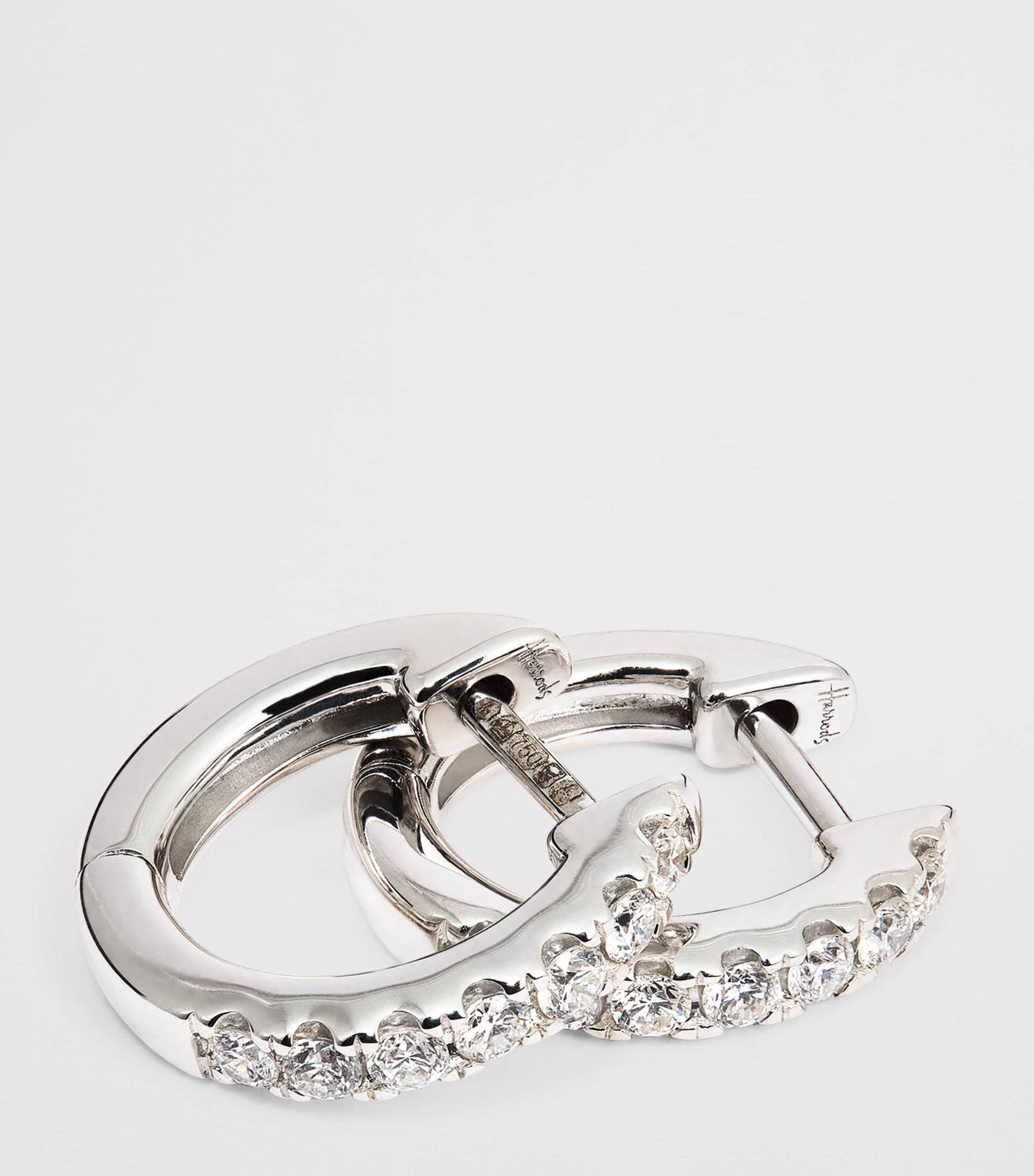 White Gold and Diamond Huggie Earrings (0.20ctw)