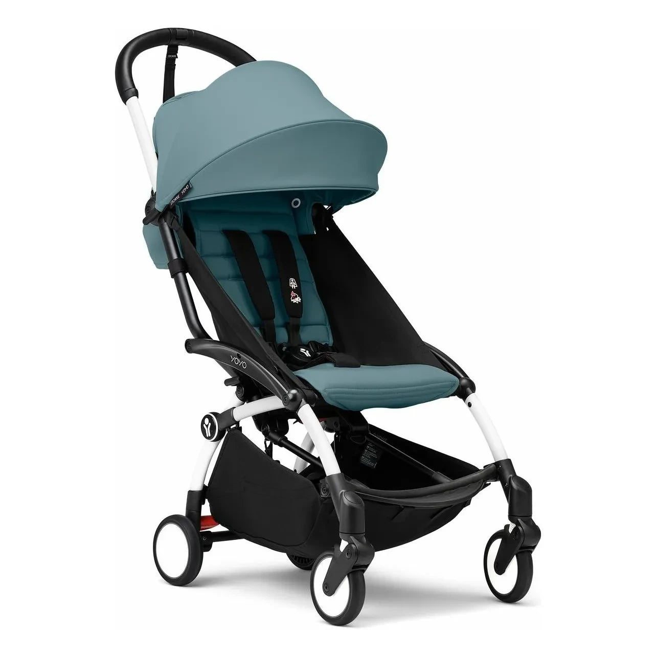 Stokke® - YOYO³ 6+ Pushchair White frame | Aqua
