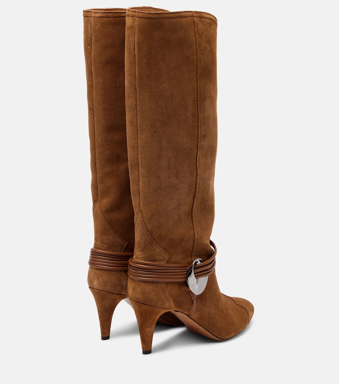 Isabel Marant - Lestany suede knee-high boots