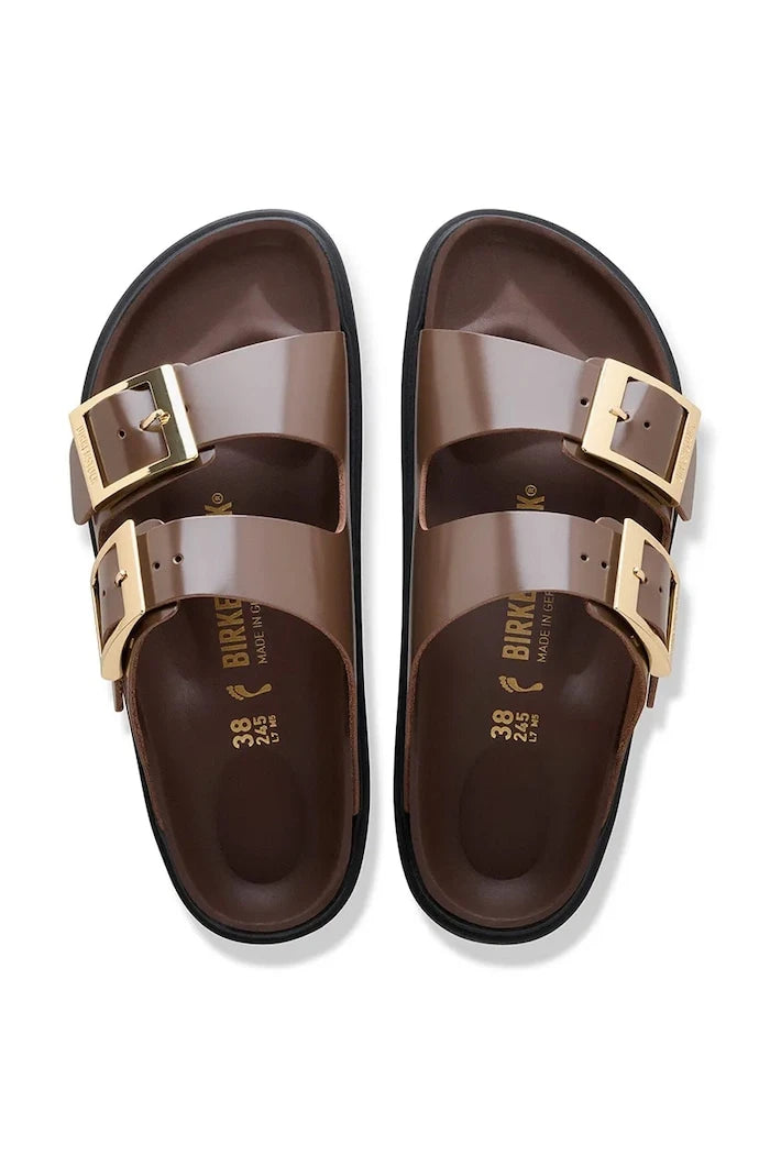 Birkenstock Kadın Deri Terlik Arizona Droplet Buckle