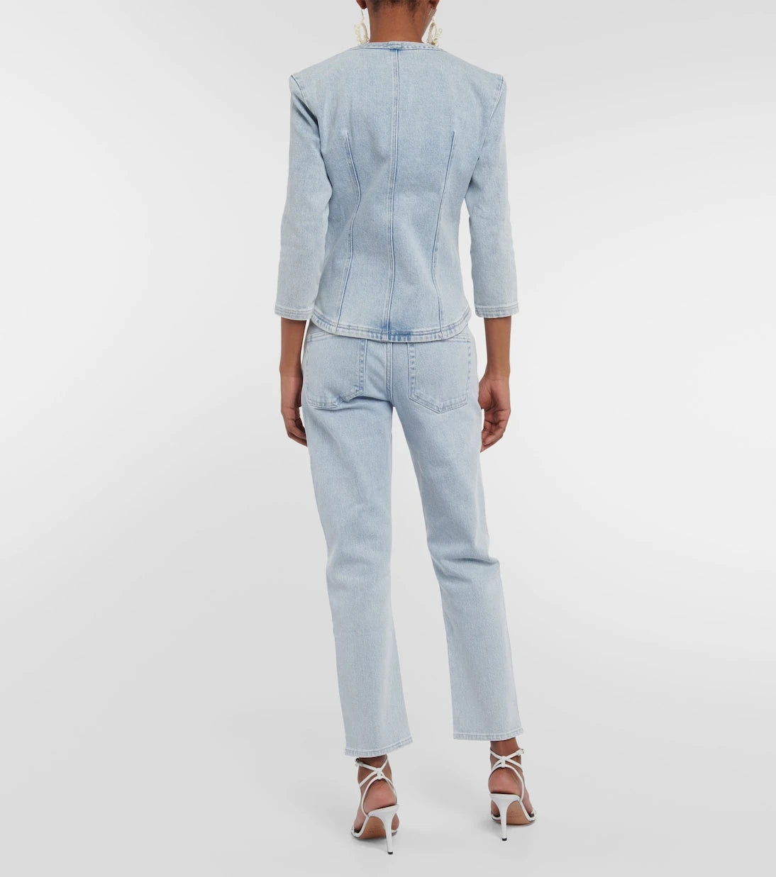 Isabel Marant - Vanio bleached denim top