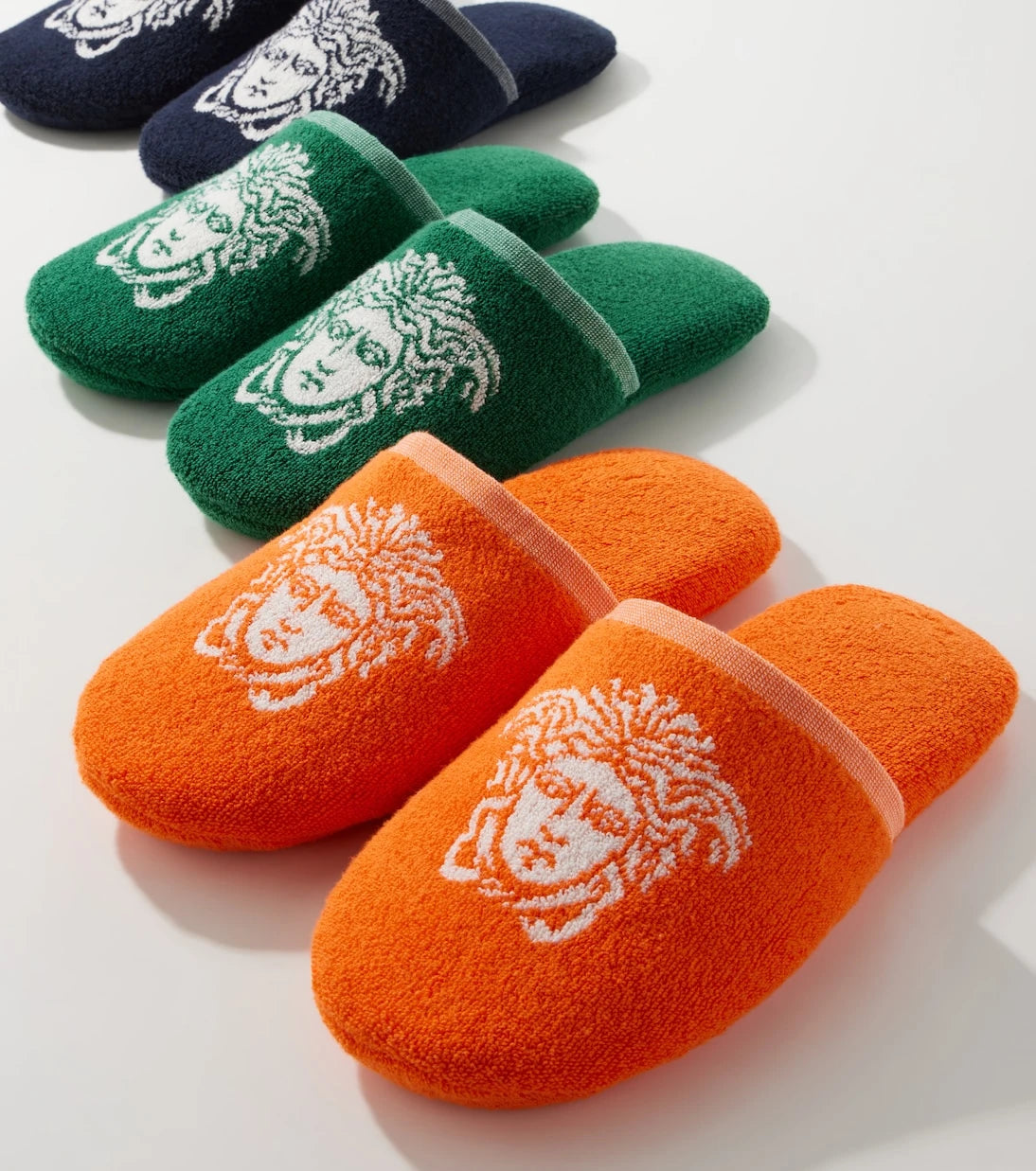 Versace Home - Medusa cotton terry slippers