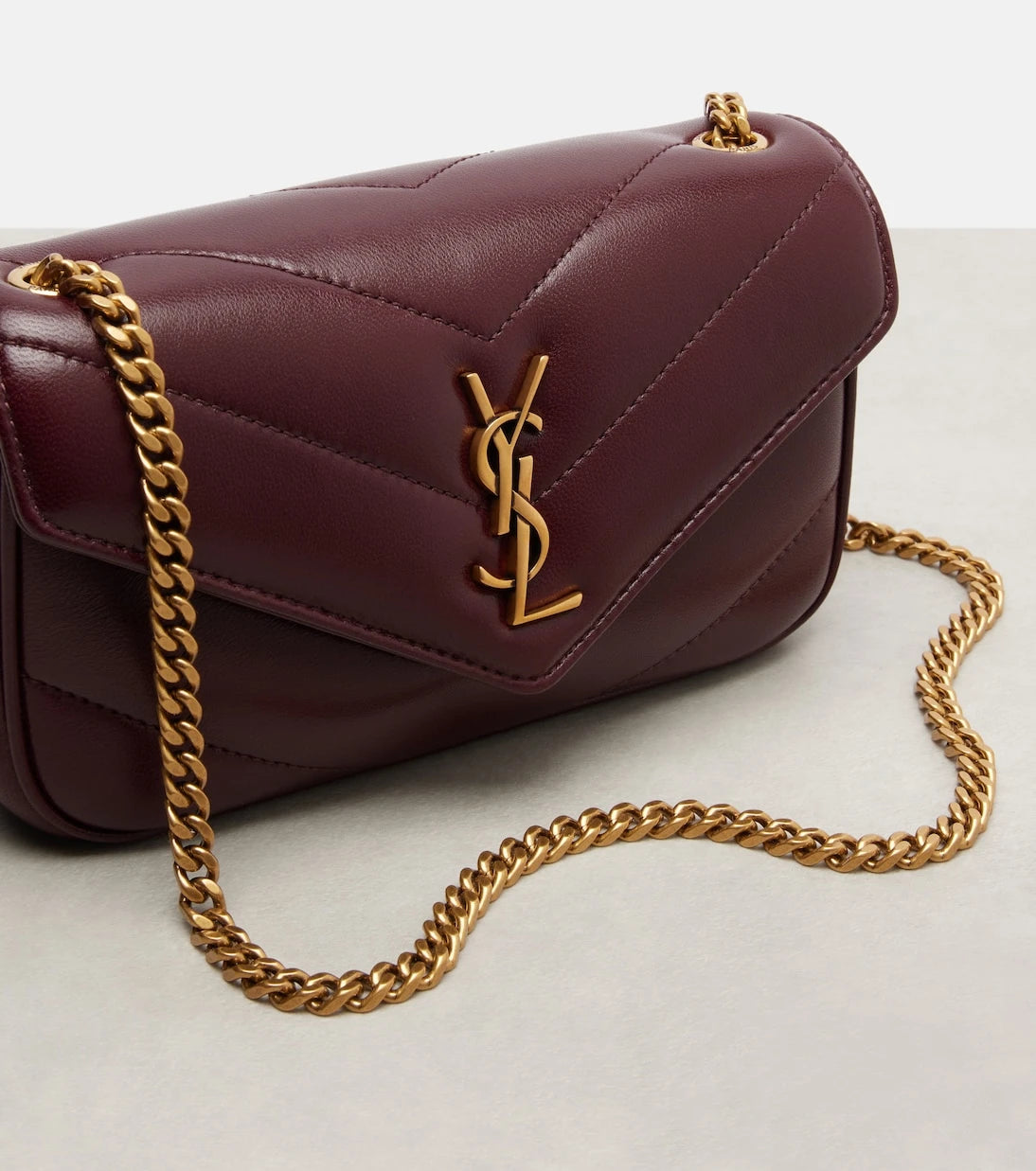 Saint Laurent - Loulou Mini leather crossbody bag