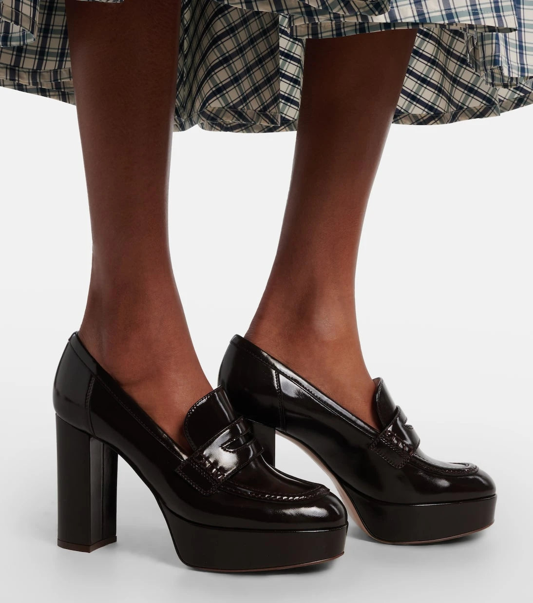 Gianvito Rossi - Patent leather loafer pumps