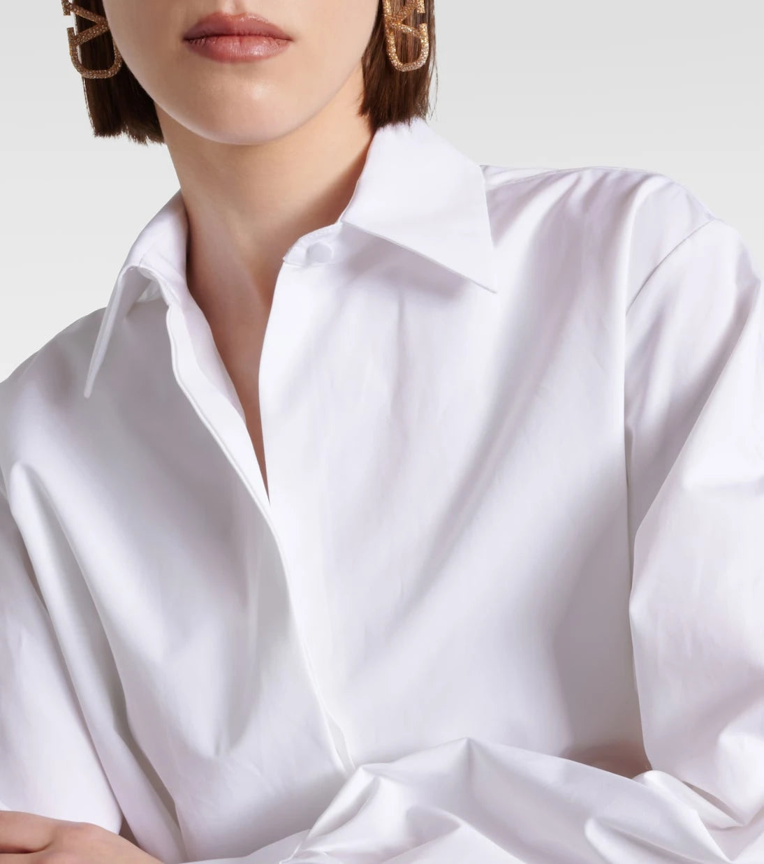 Valentino - Oversized cotton shirt