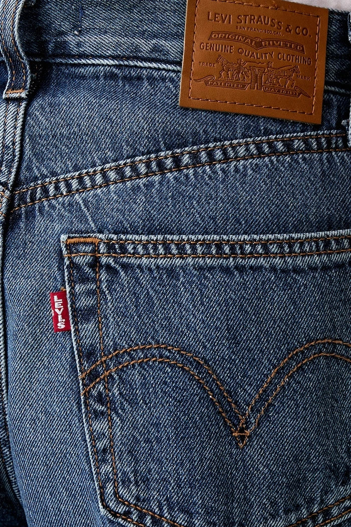 Levi's kadın denim kısa şort HIGH BAGGY SHORT ACHIEVE EVERYTHING