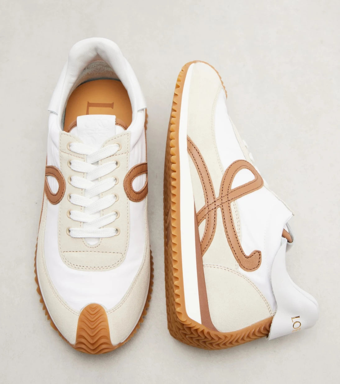 Loewe - Ballet Runner 2.0 suede-trimmed sneakers